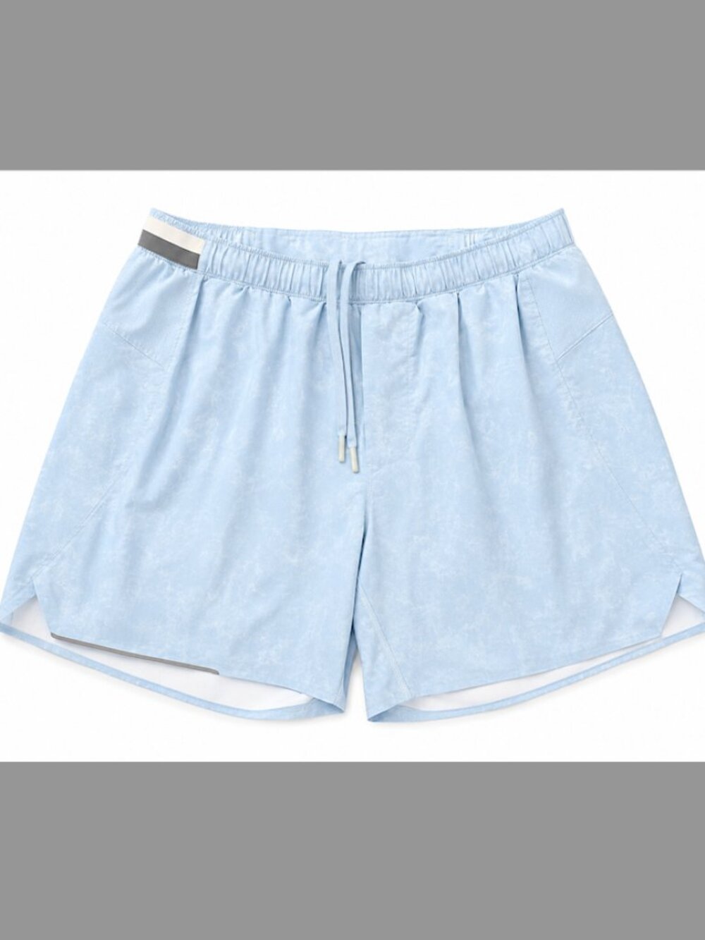 Lululemon Pace Breaker Short 5" Lined OLD VERSION Powder Blue Marble Print [M]